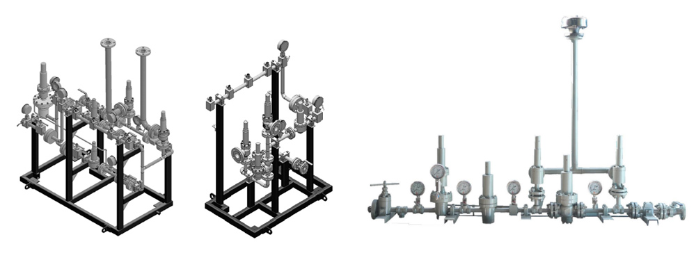 High Pressure Hydrogen and  Nitrogen Gas Pressure Rducing Stations